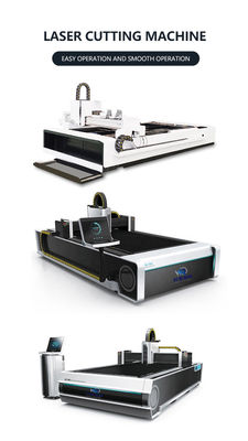 1000w دستگاه برش لیزری لوله فلزی اندازه 3015 برای لوله ورق فلزی