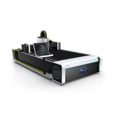 دستگاه برش لیزری فیبر آلومینیوم 1500X3000 صنعتی بدون تراکم