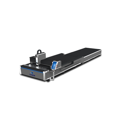 دستگاه برش لیزر فیبر CNC 1000 W Raycus منبع لیزری با بستر تبادل
