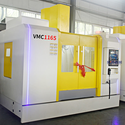 ماشین فرز Cnc 3 محور VMC1165 ماشینکاری عمودی 800 کیلوگرم بار